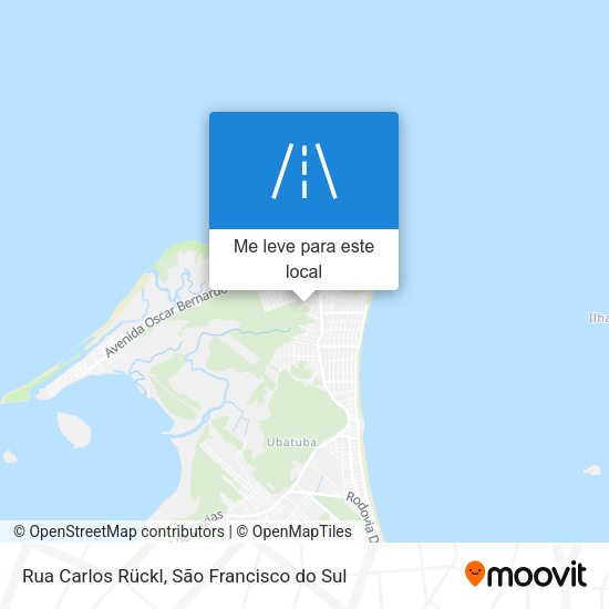Rua Carlos Rückl mapa