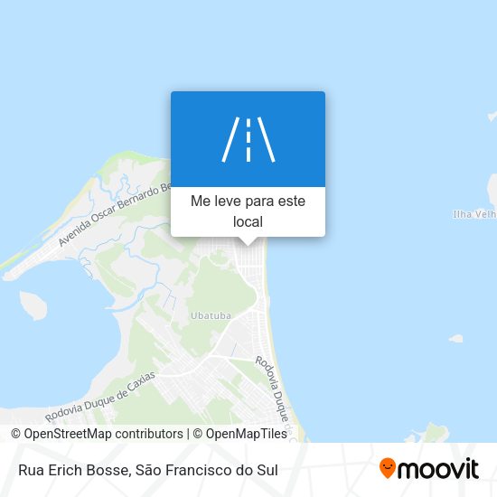 Rua Erich Bosse mapa