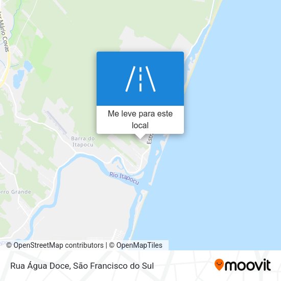 Rua Água Doce mapa