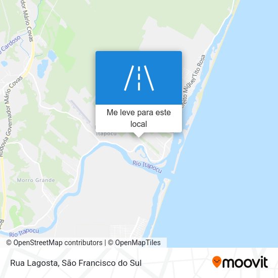 Rua Lagosta mapa