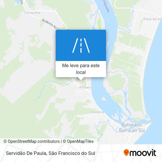 Servidão De Paula mapa