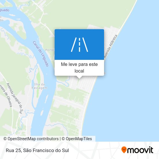 Rua 25 mapa