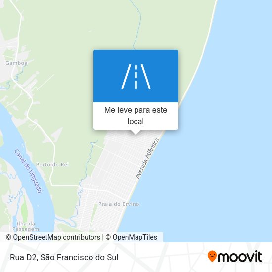 Rua D2 mapa