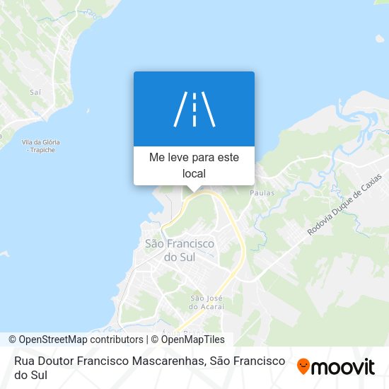 Rua Doutor Francisco Mascarenhas mapa