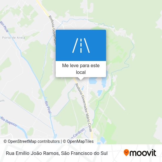 Rua Emílio João Ramos mapa