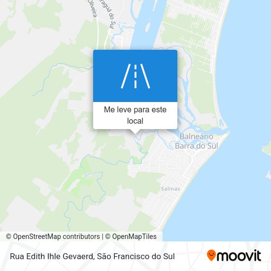 Rua Edith Ihle Gevaerd mapa