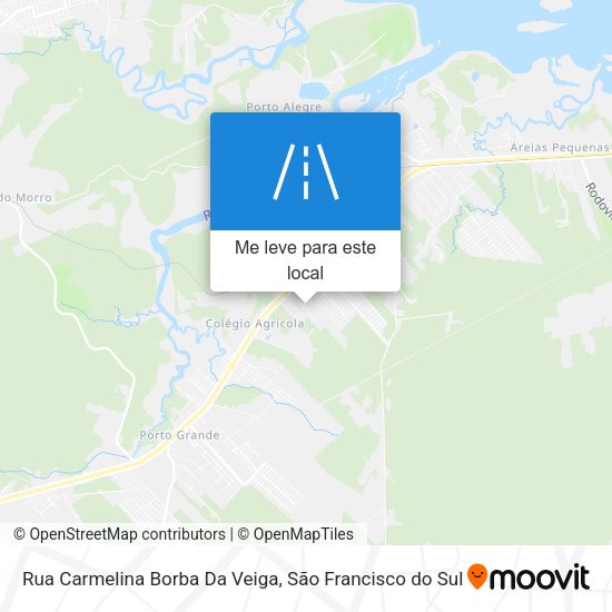 Rua Carmelina Borba Da Veiga mapa