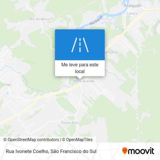 Rua Ivonete Coelho mapa