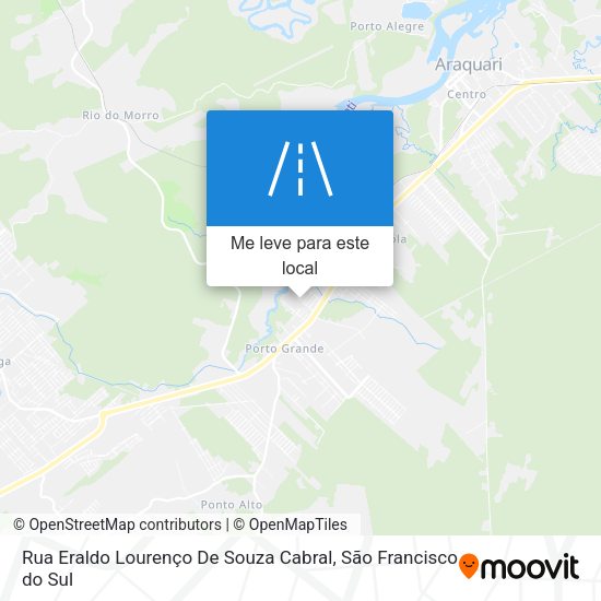 Rua Eraldo Lourenço De Souza Cabral mapa