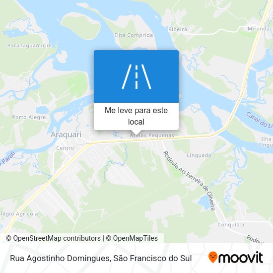 Rua Agostinho Domingues mapa