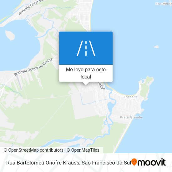 Rua Bartolomeu Onofre Krauss mapa