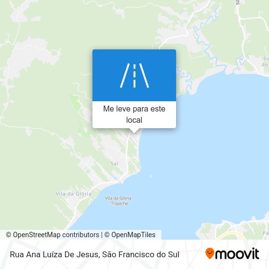 Rua Ana Luíza De Jesus mapa