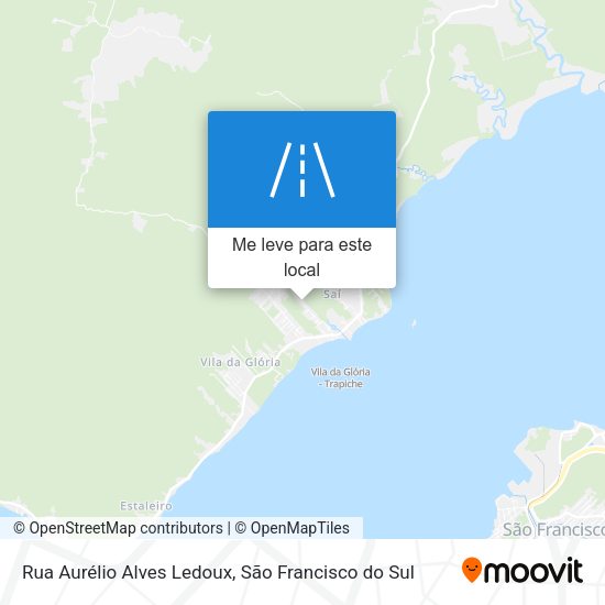 Rua Aurélio Alves Ledoux mapa