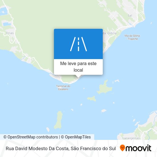 Rua David Modesto Da Costa mapa