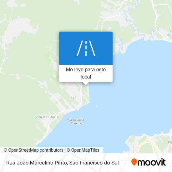 Rua João Marcelino Pinto mapa
