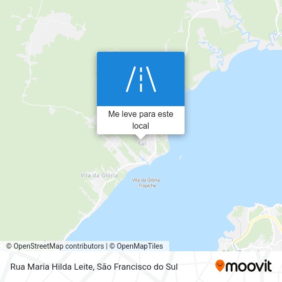 Rua Maria Hilda Leite mapa