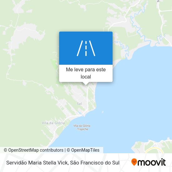 Servidão Maria Stella Vick mapa
