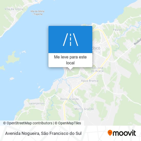 Avenida Nogueira mapa