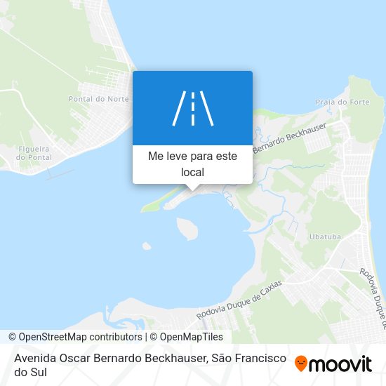 Avenida Oscar Bernardo Beckhauser mapa