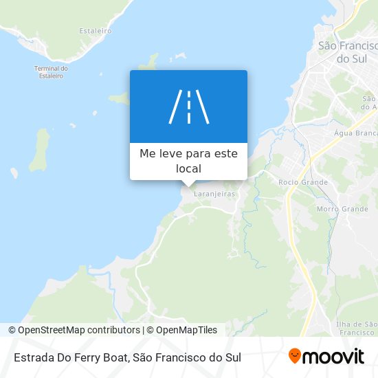 Estrada Do Ferry Boat mapa