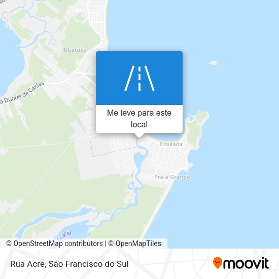 Rua Acre mapa