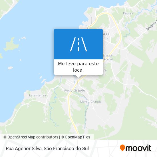 Rua Agenor Silva mapa