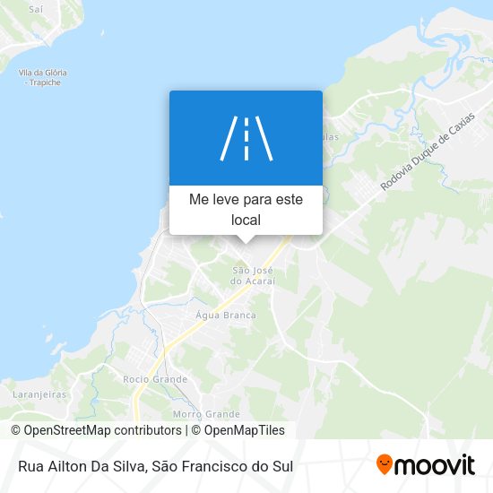 Rua Ailton Da Silva mapa