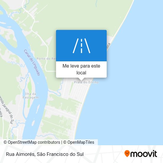 Rua Aimorés mapa