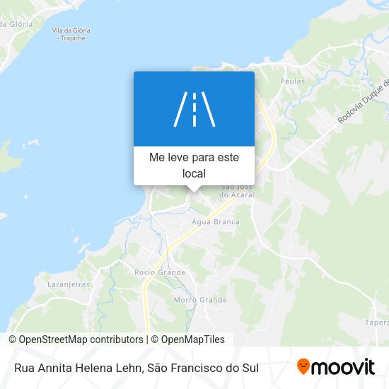 Rua Annita Helena Lehn mapa