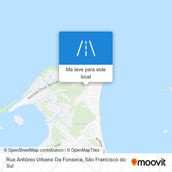 Rua Antônio Urbano Da Fonseca mapa