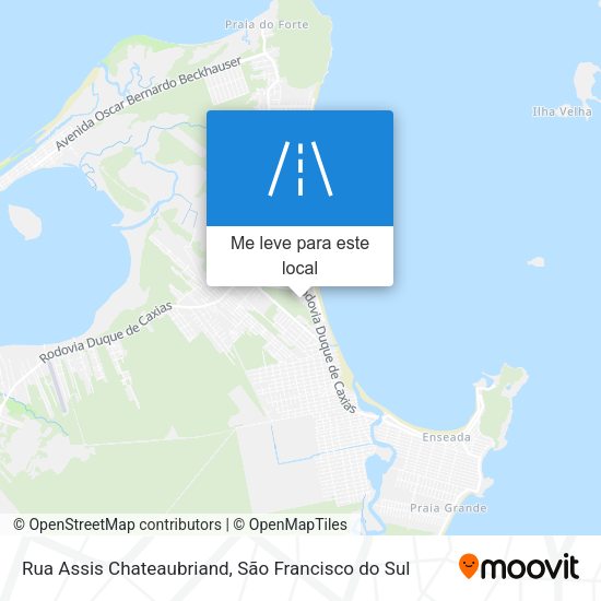 Rua Assis Chateaubriand mapa