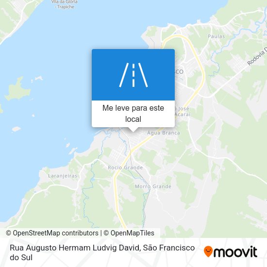 Rua Augusto Hermam Ludvig David mapa