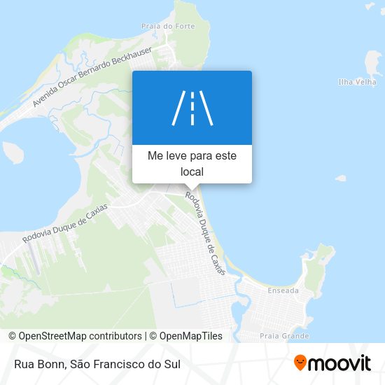 Rua Bonn mapa