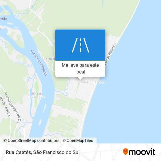 Rua Caetés mapa