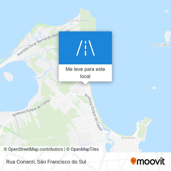 Rua Conacri mapa