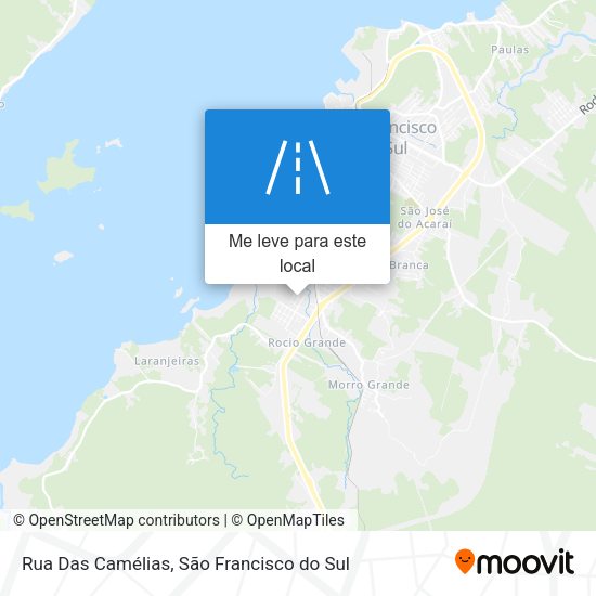 Rua Das Camélias mapa