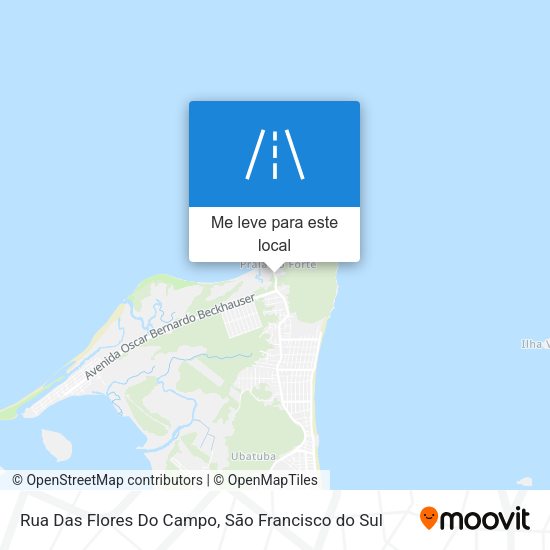 Rua Das Flores Do Campo mapa