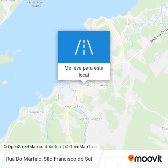 Rua Do Martelo mapa