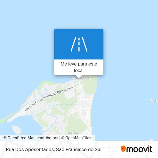 Rua Dos Aposentados mapa