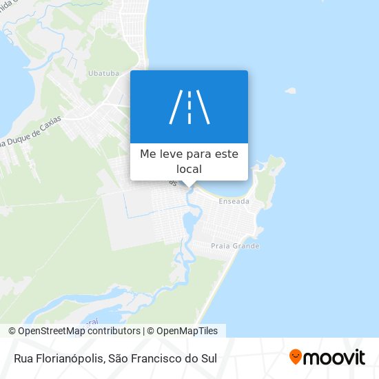 Rua Florianópolis mapa