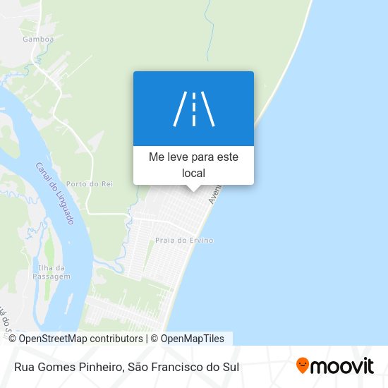 Rua Gomes Pinheiro mapa