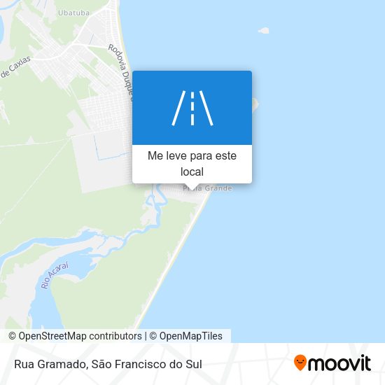 Rua Gramado mapa