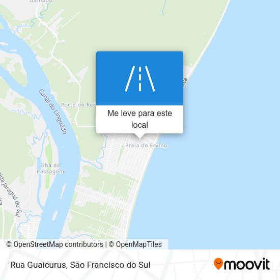 Rua Guaicurus mapa