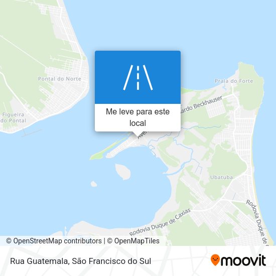 Rua Guatemala mapa