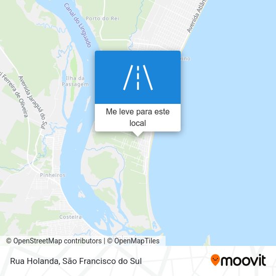 Rua Holanda mapa