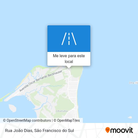 Rua João Dias mapa