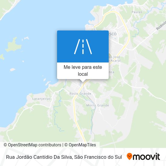 Rua Jordão Cantídio Da Silva mapa