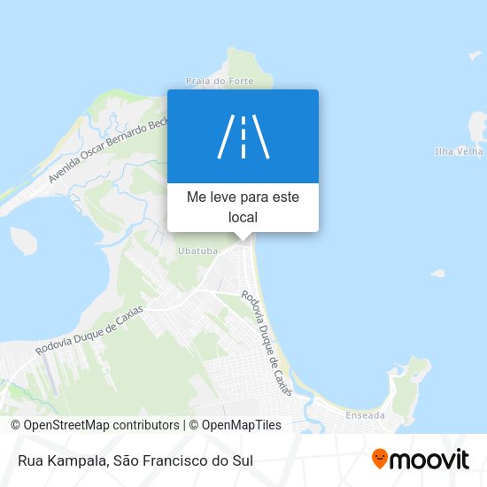 Rua Kampala mapa