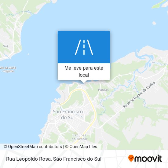 Rua Leopoldo Rosa mapa