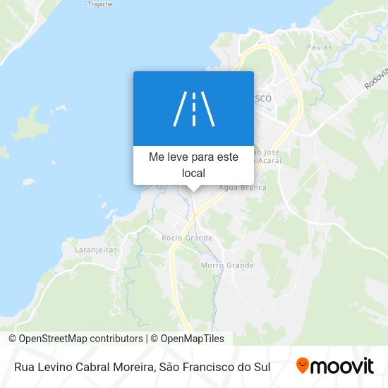 Rua Levino Cabral Moreira mapa